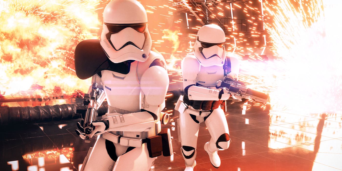 First Order Stormtroopers in Star Wars Battlefront 2