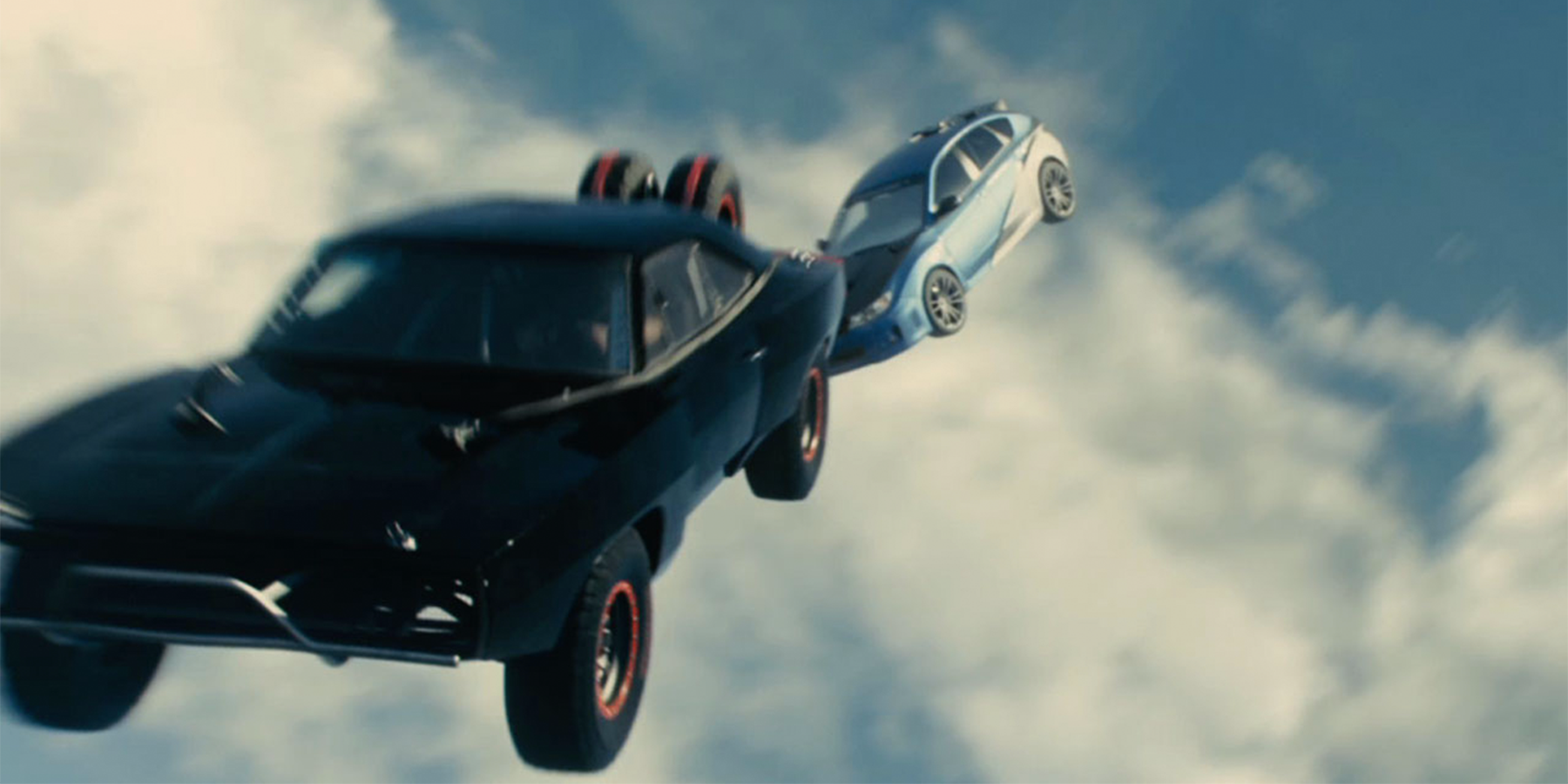 A car stunt in Furious 7