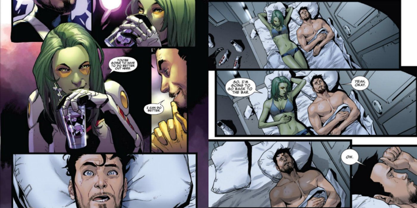Gamora Tony Stark One Night Stand