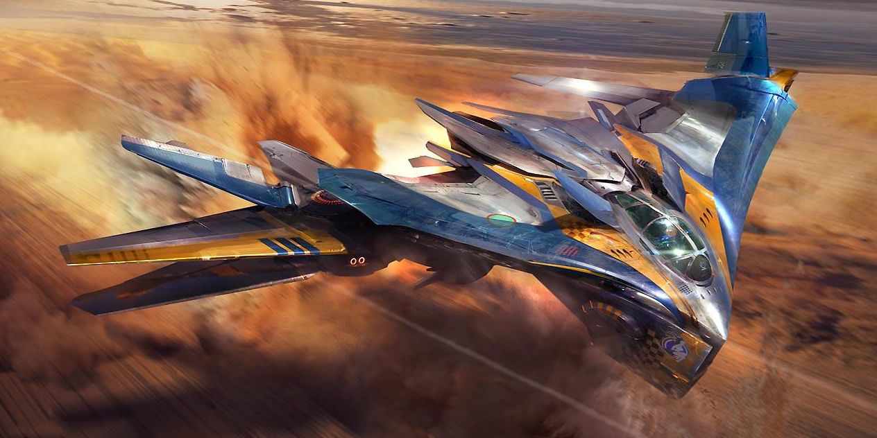 Concept Art of the Milano from Guardians of the Galaxy