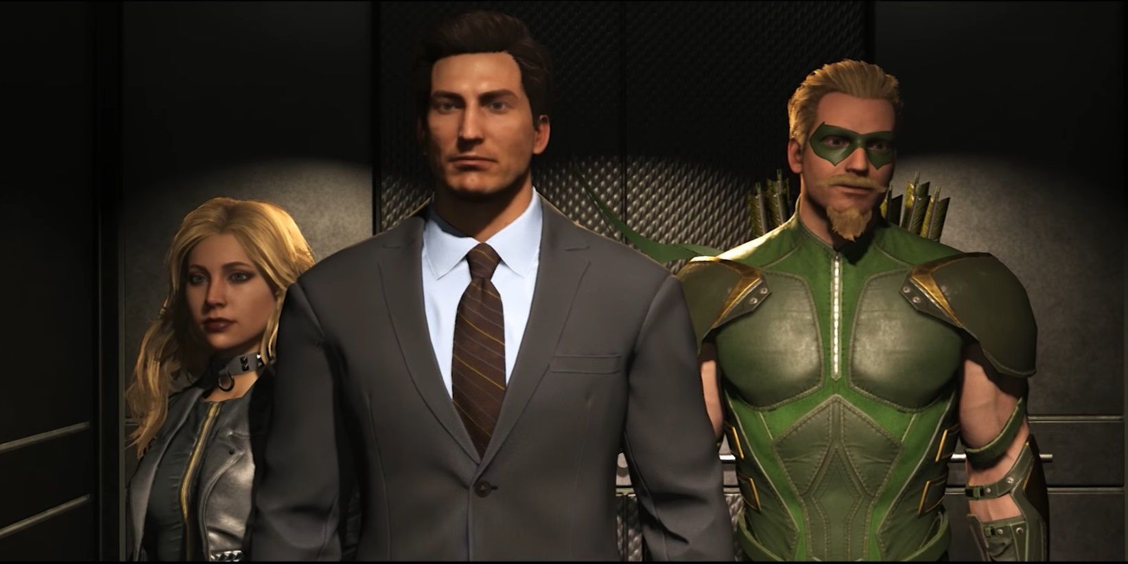 Injustice 2 - Bruce Wayne with Black Canary and Green Arrow