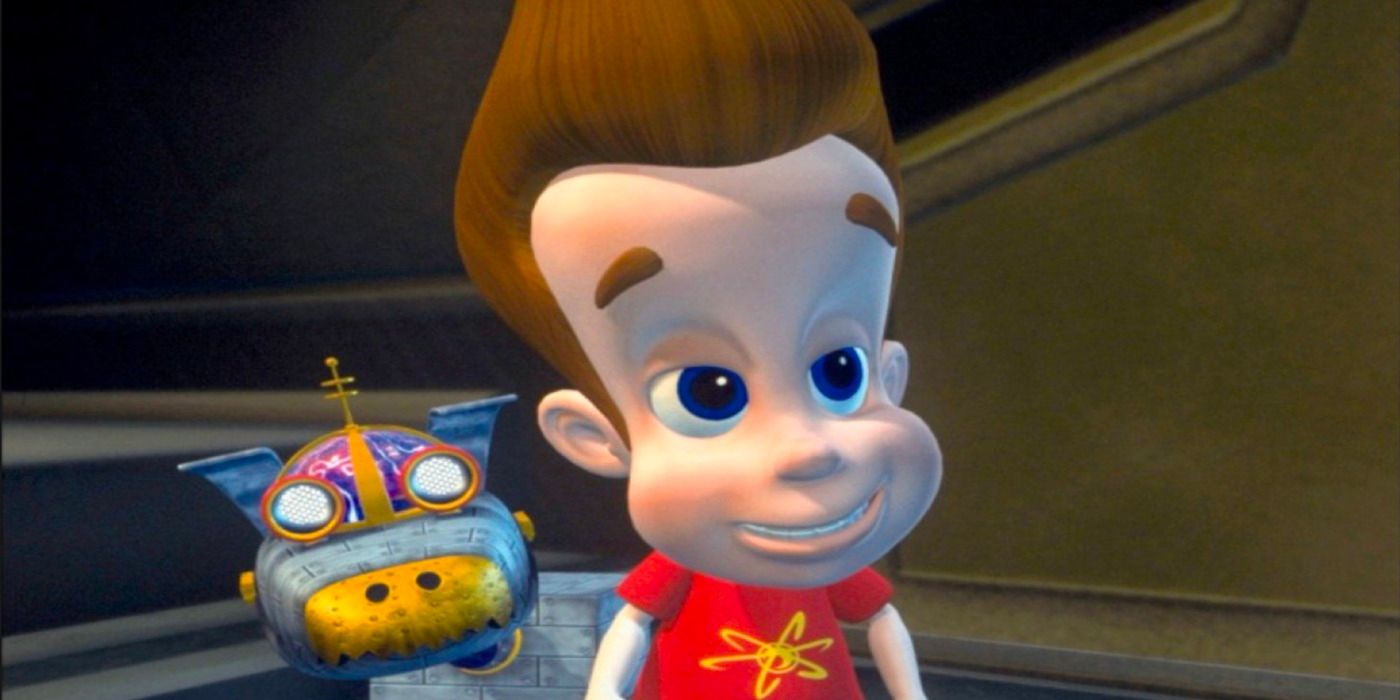 Jimmy Neutron and his robot dog