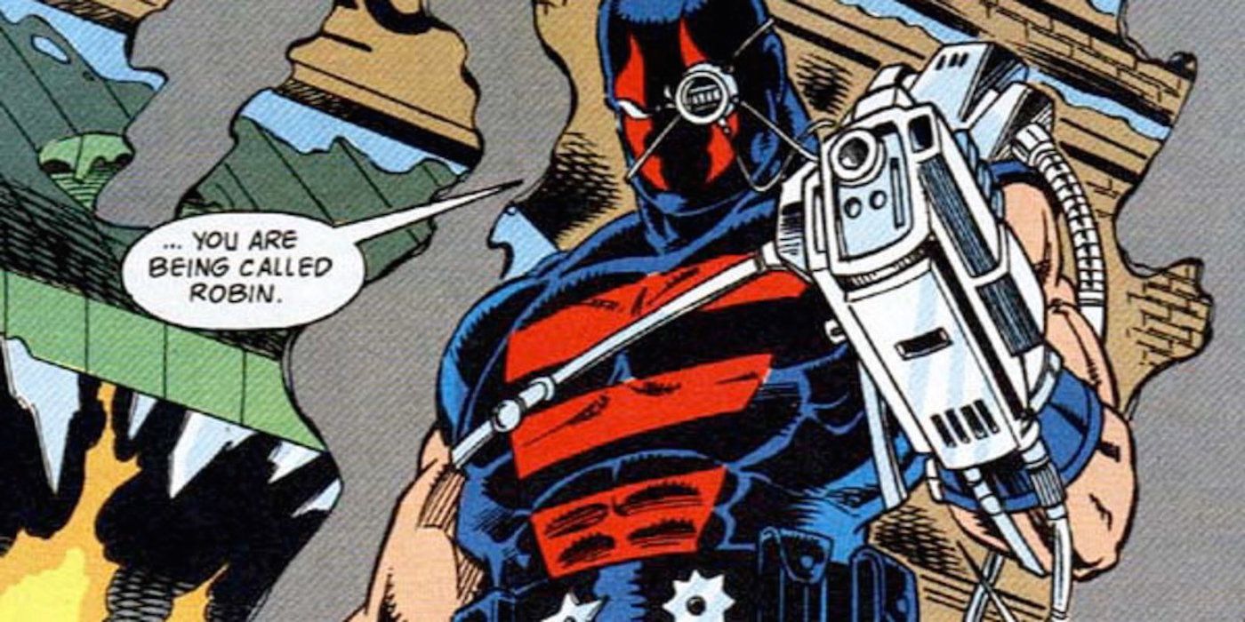 Kgbeast with full costume and machine gun on his hand