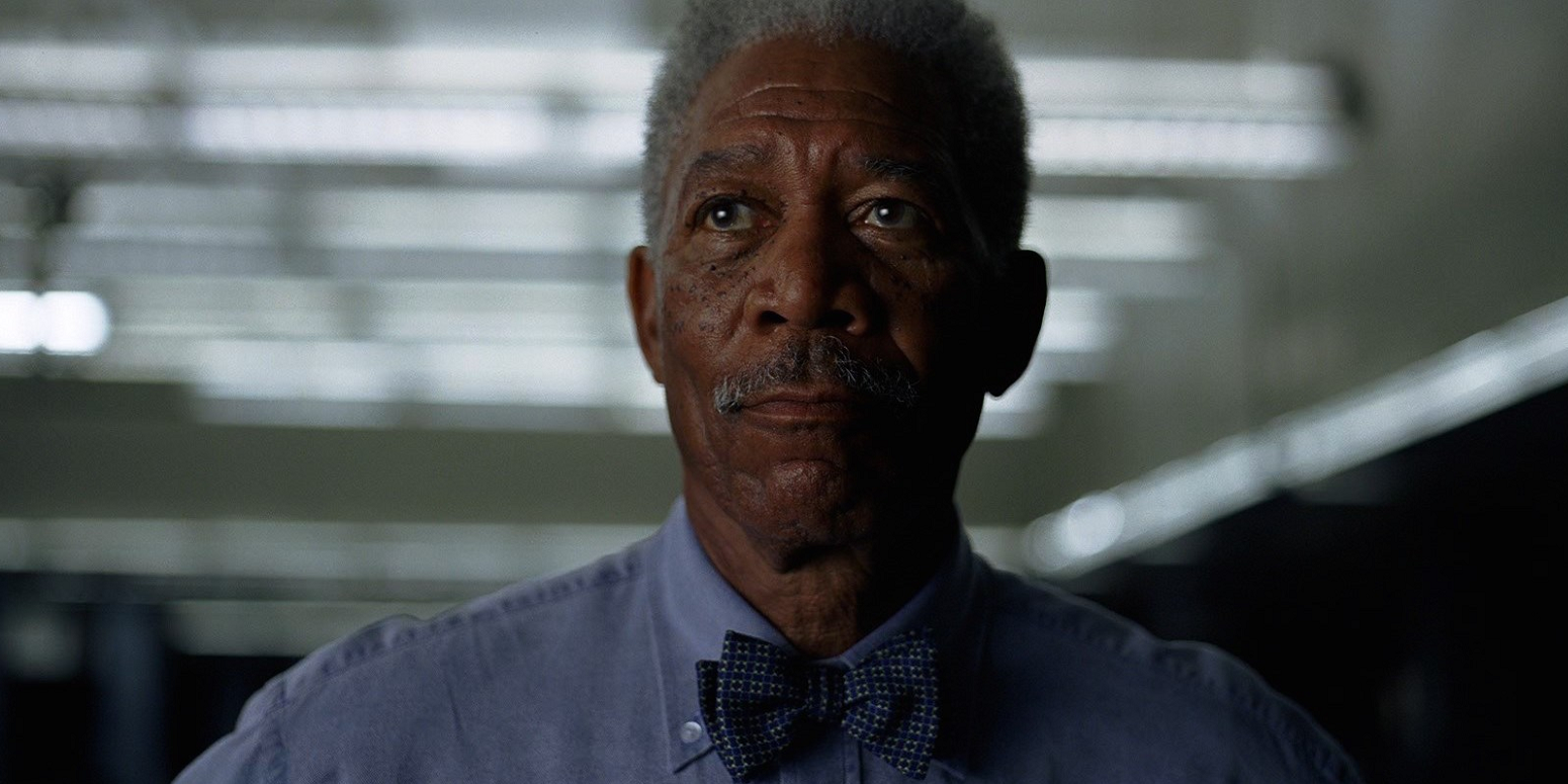 Lucius Fox welcomes back Bruce in in The Dark Knight