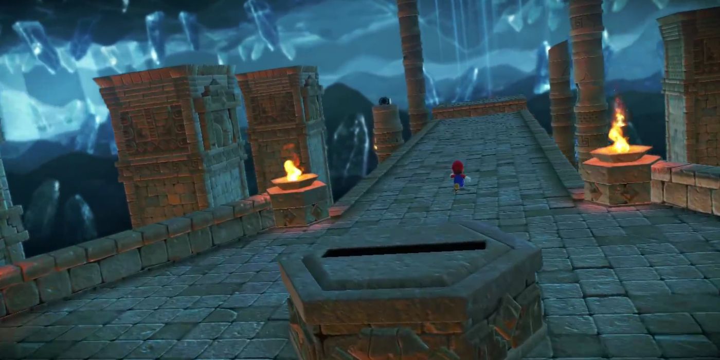 Mario in an Egypt Level in Super Mario Odyssey
