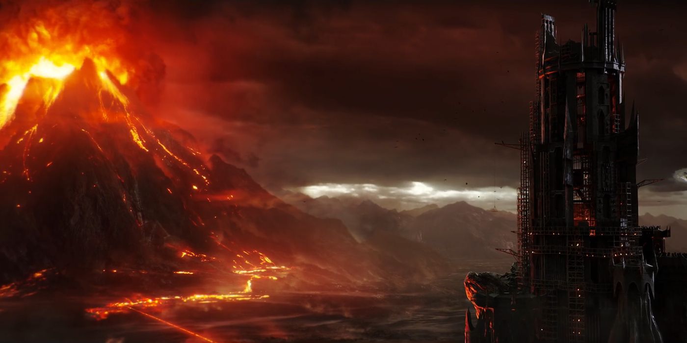 Mount Doom e Barad-dûr na Terra-média: Sombras da Guerra