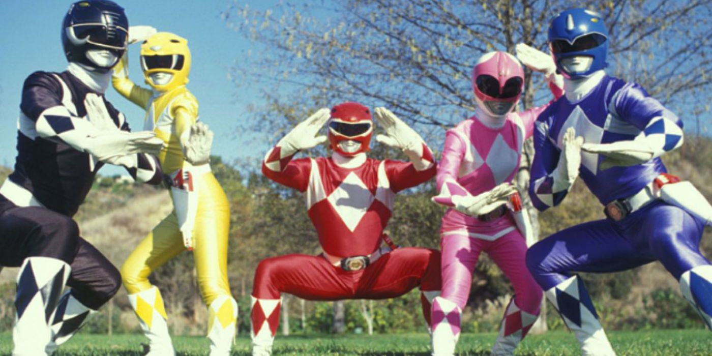 Mighty Morphin Power Rangers Cast in Their Spandex Costumes