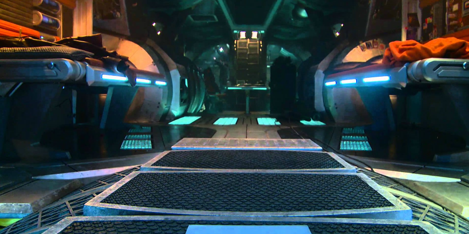 Inside the Set of the Milano in Guardians of the Galaxy