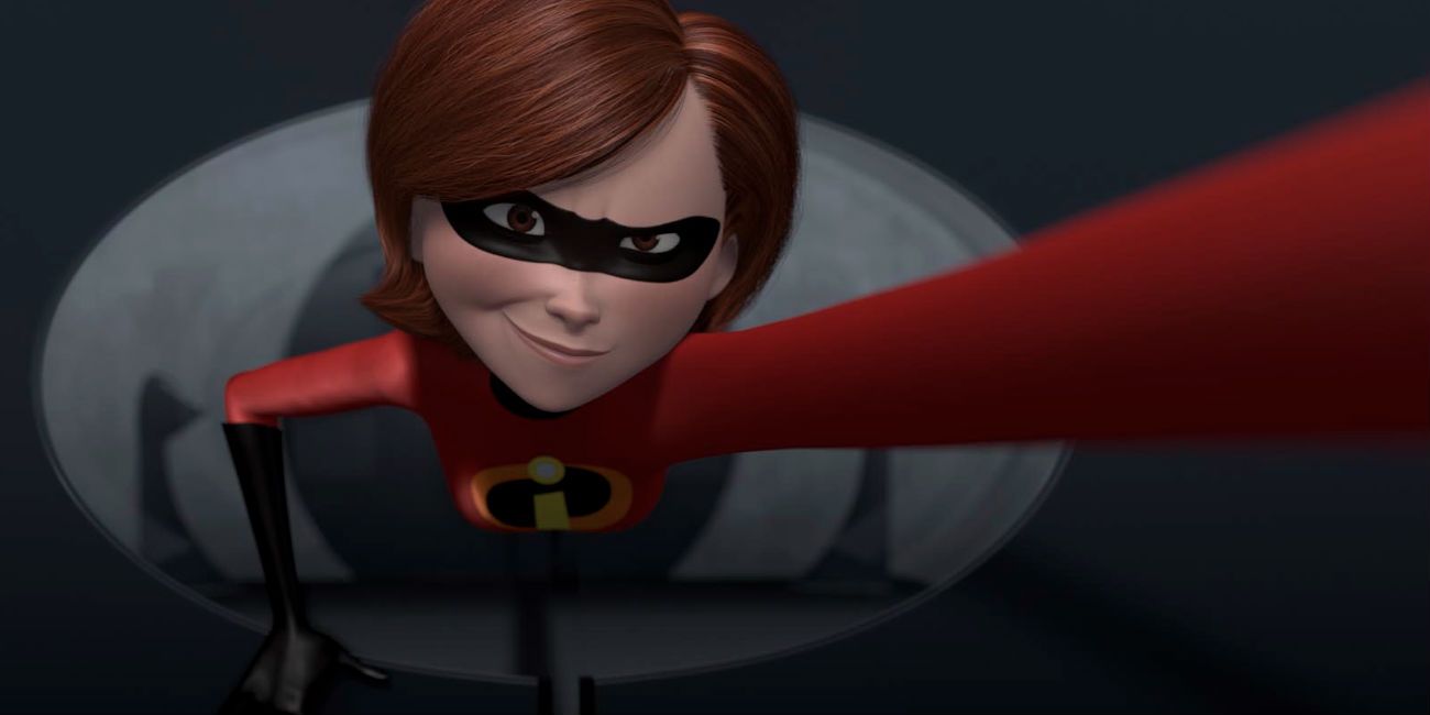 Mrs. Incredible stretches in Incredibles 2