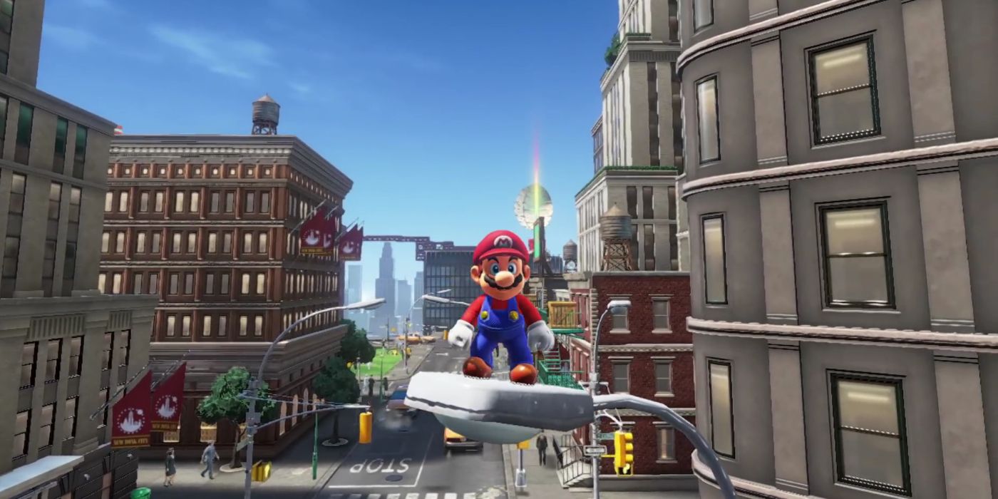 New Donk City in Super Mario Odyssey