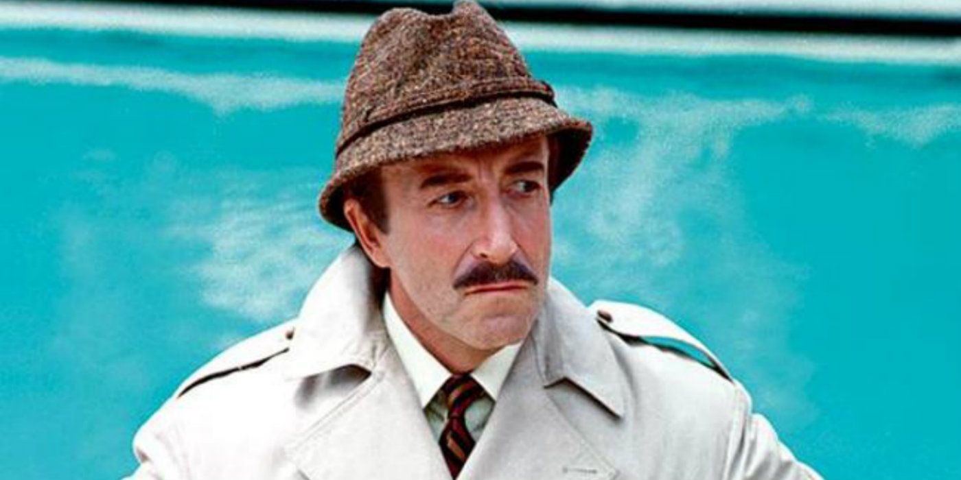Jacques Clouseau inside a pool in Pink Panther