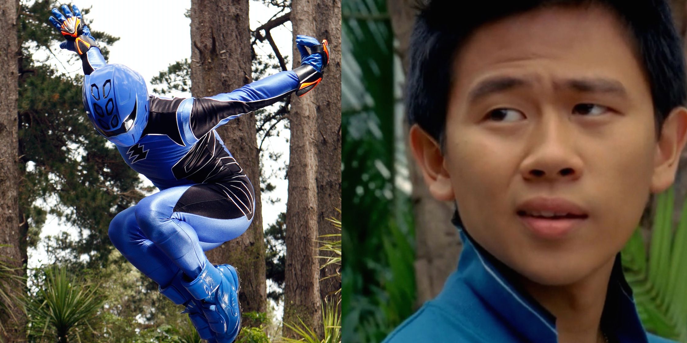 Power Rangers Fúria da Selva Ranger Azul Theo