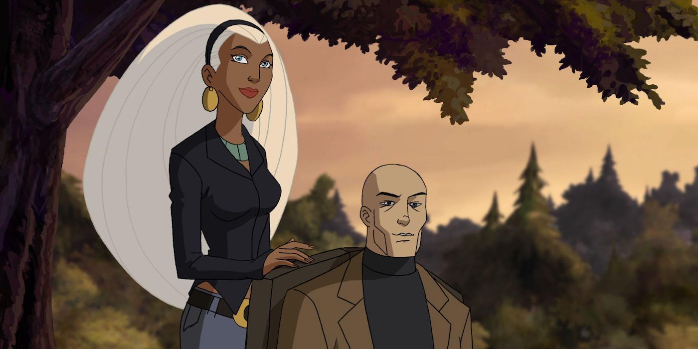 Professor X and Storm on Wolverine and the X-Men