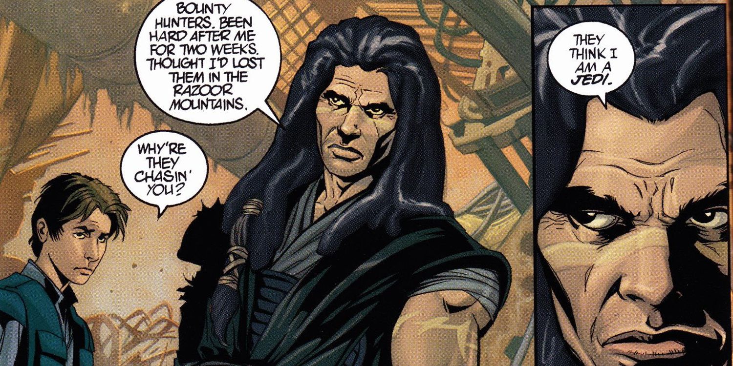 Quinlan Vos and Han Solo Star Wars Comic