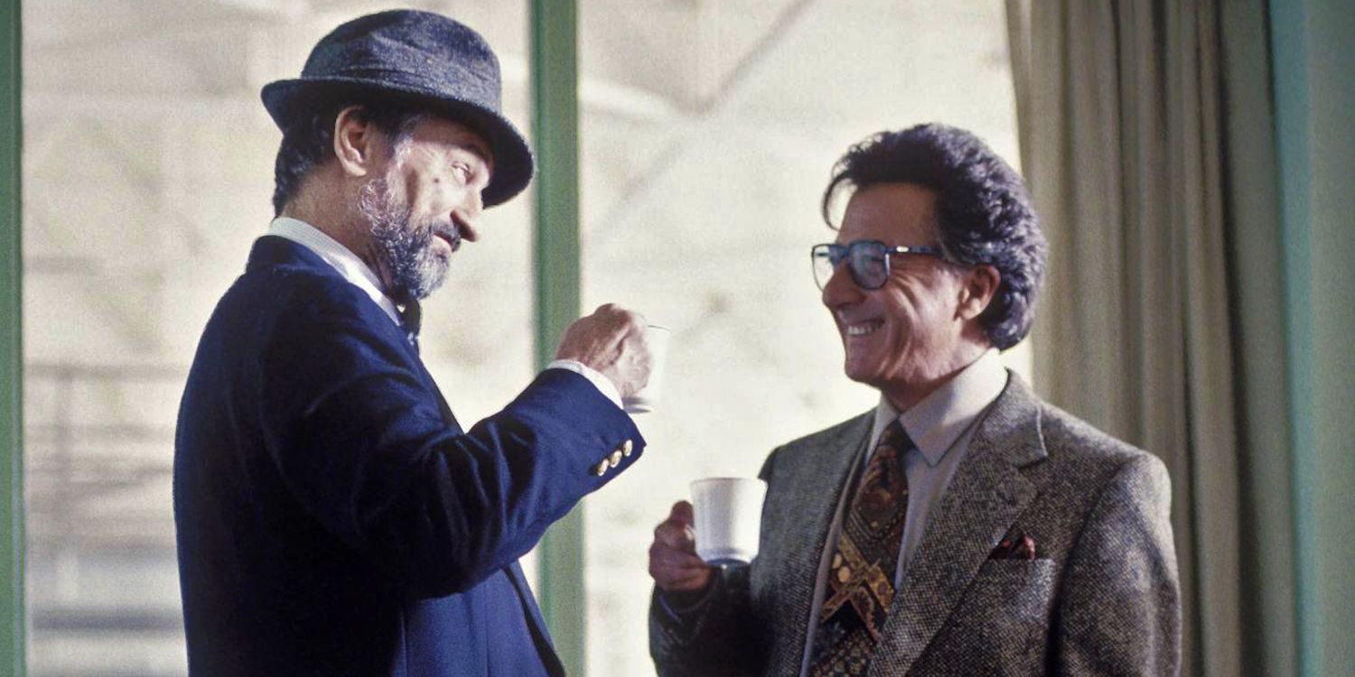 Robert De Niro and Dustin Hoffman in Wag the Dog