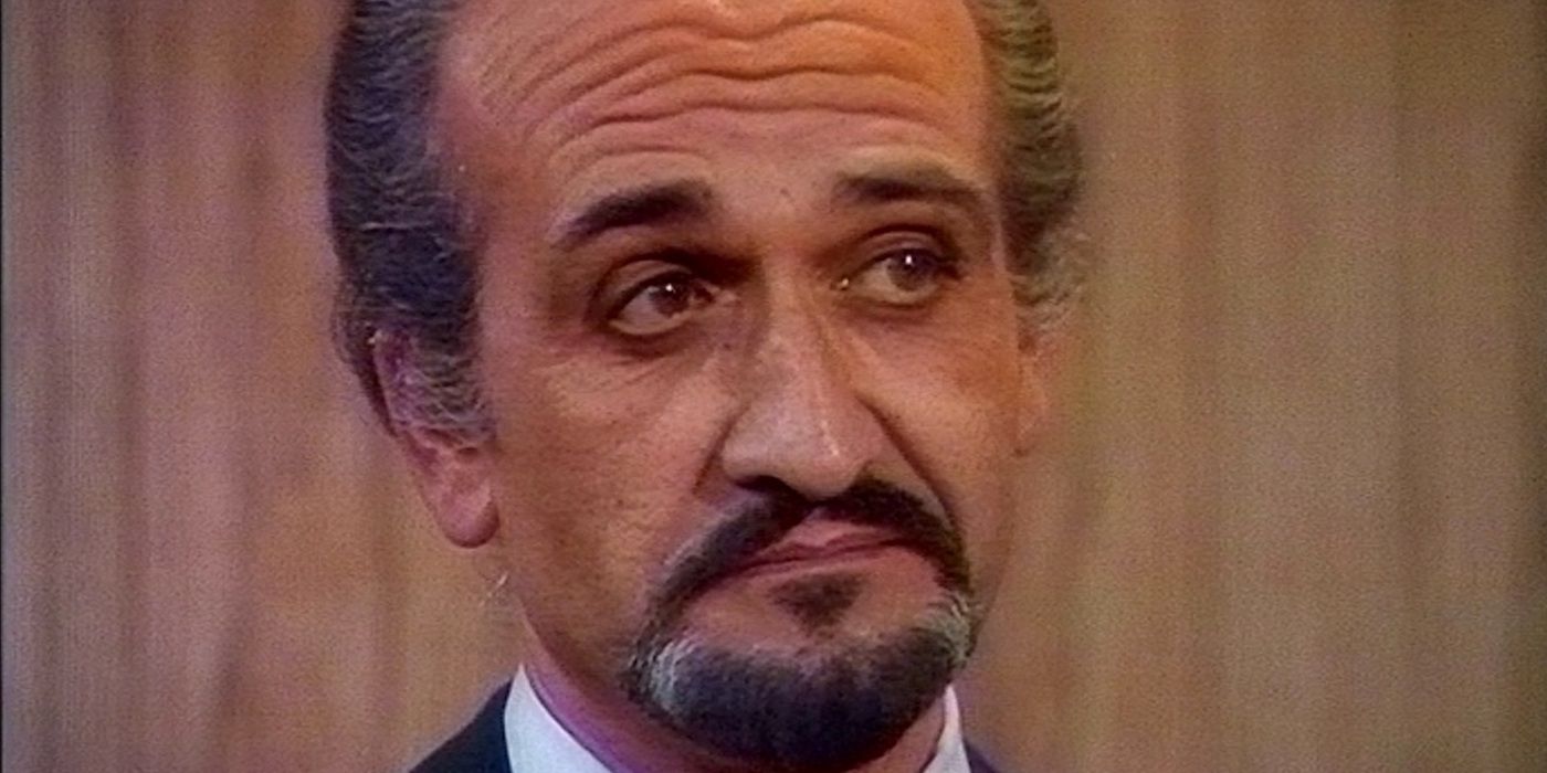 Roger Delgado as the Master in Terror of the Autons