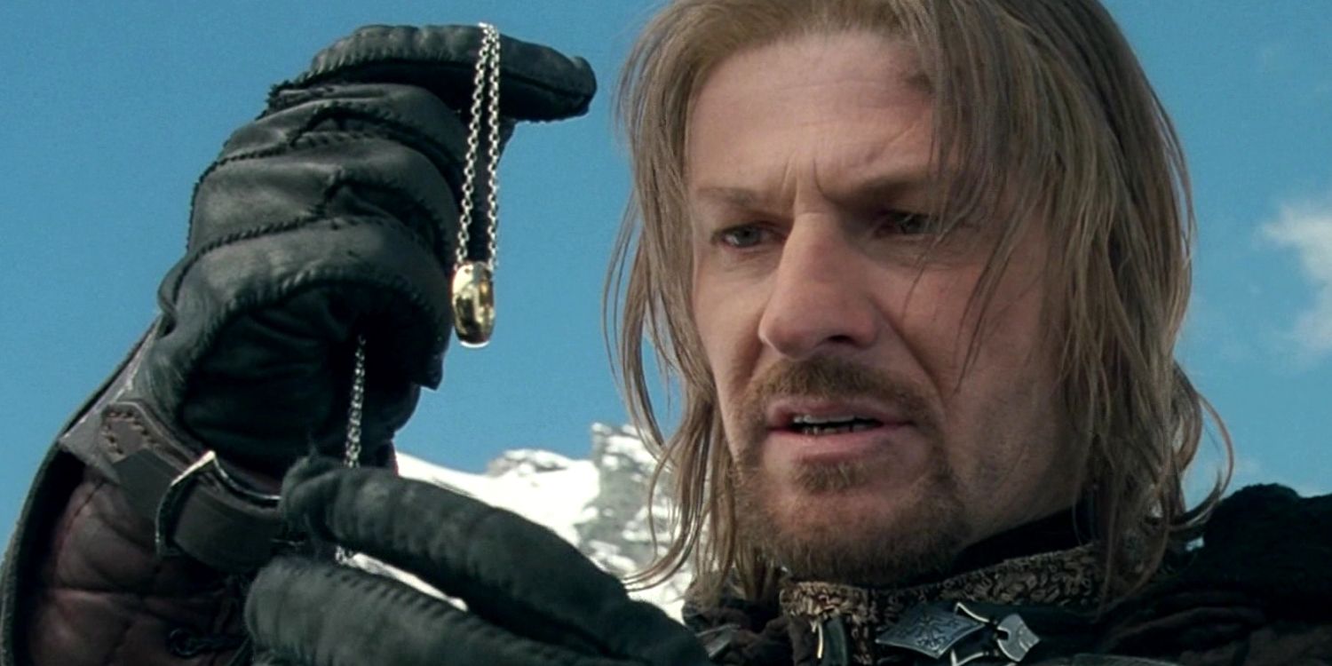 Lord Of The Rings — Behind the Scenes: Sean Bean with fencer Bob