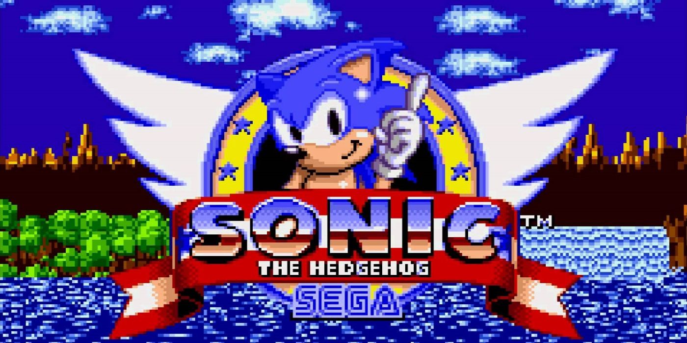 Sonic the Hedgehog 1 title screen