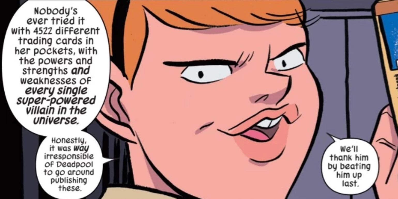 Squirrel Girl Uses Deadpool's Guide to Super Villains