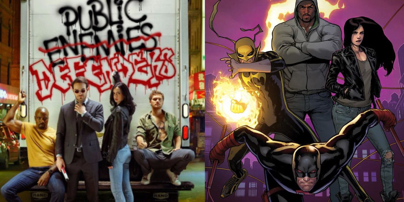 The Defenders Comic and Netflix Show