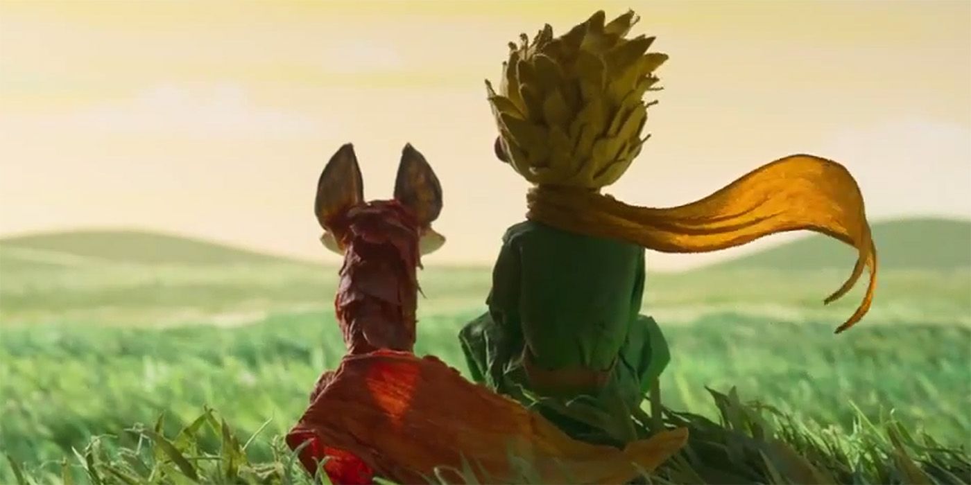 The Little Prince and the Fox sit watching the horizon