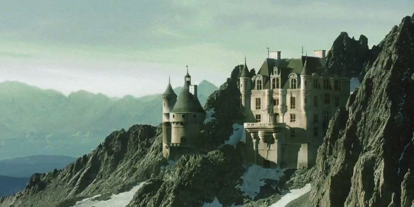 The Merovingian's mountain chalet in The Matrix Reloaded