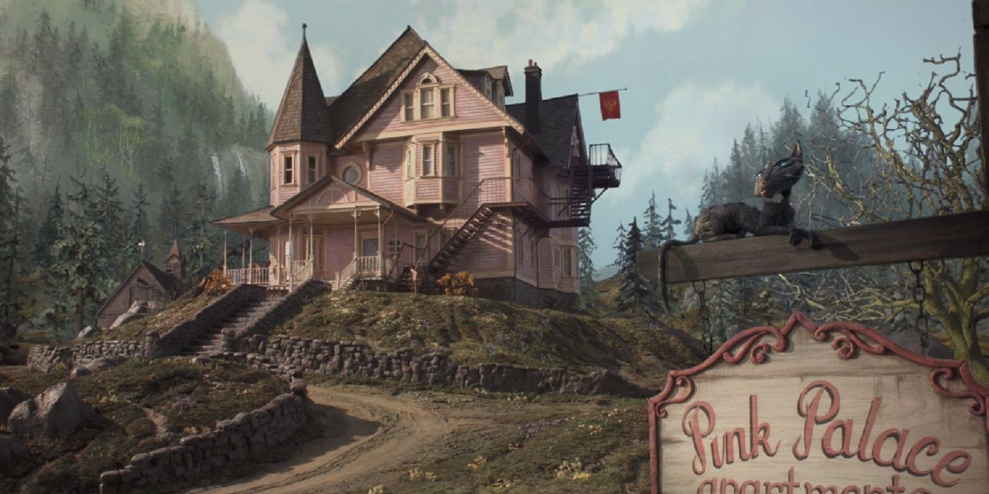 The house from Coraline