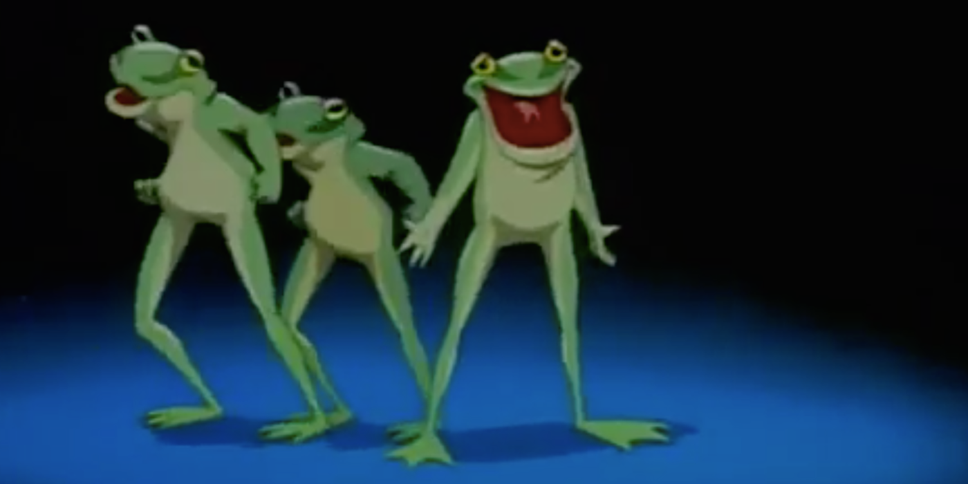 Timon And PUmbaa Stand By Me Frogs