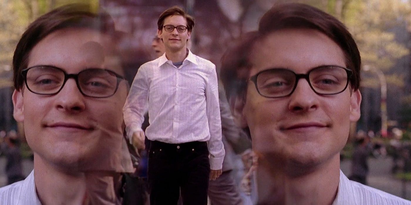 Tobey Maguire in Spiderman 2