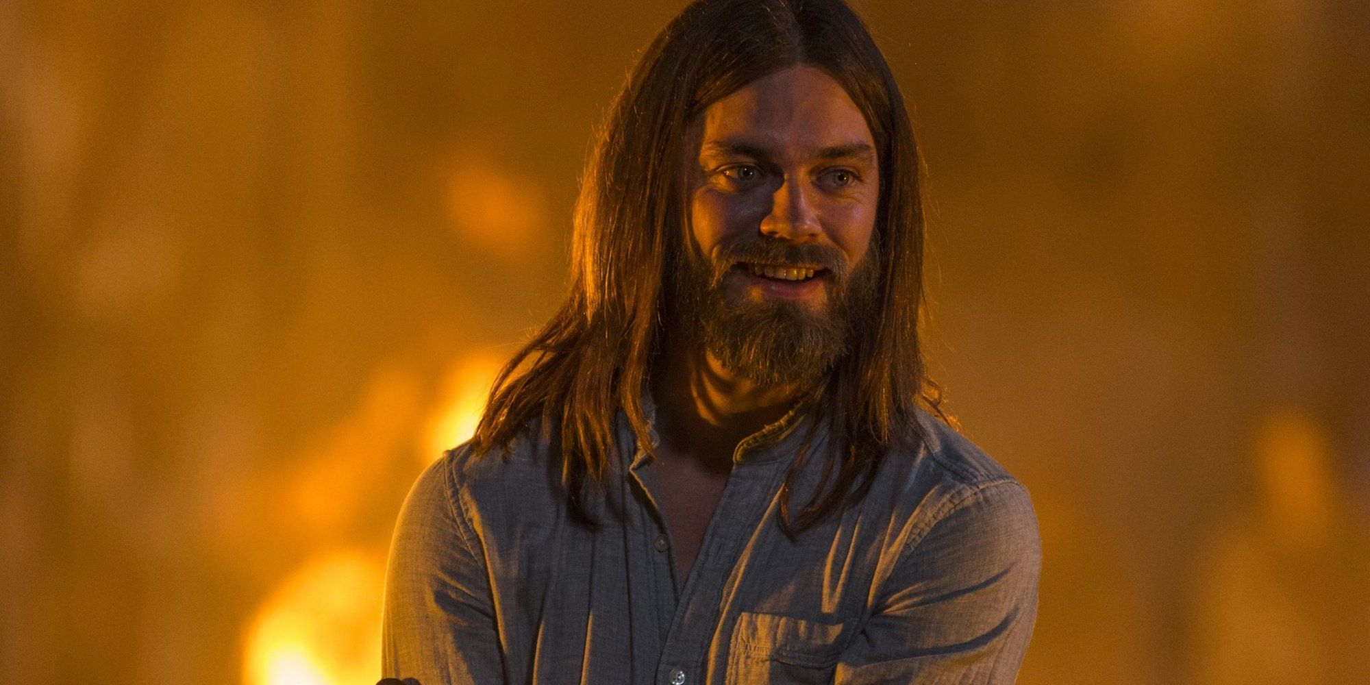 Tom Payne as Jesus in The Walking Dead