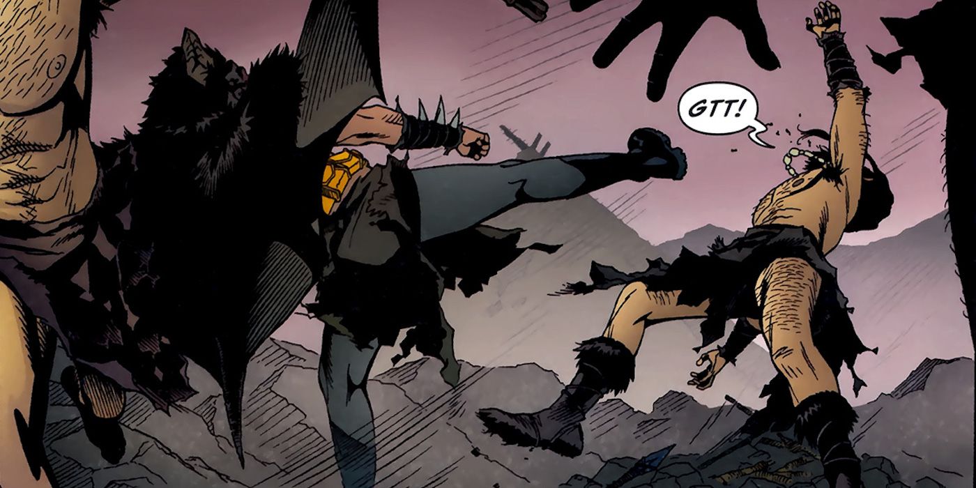 Vandal Savage vs Batman in The Return of Bruce Wayne