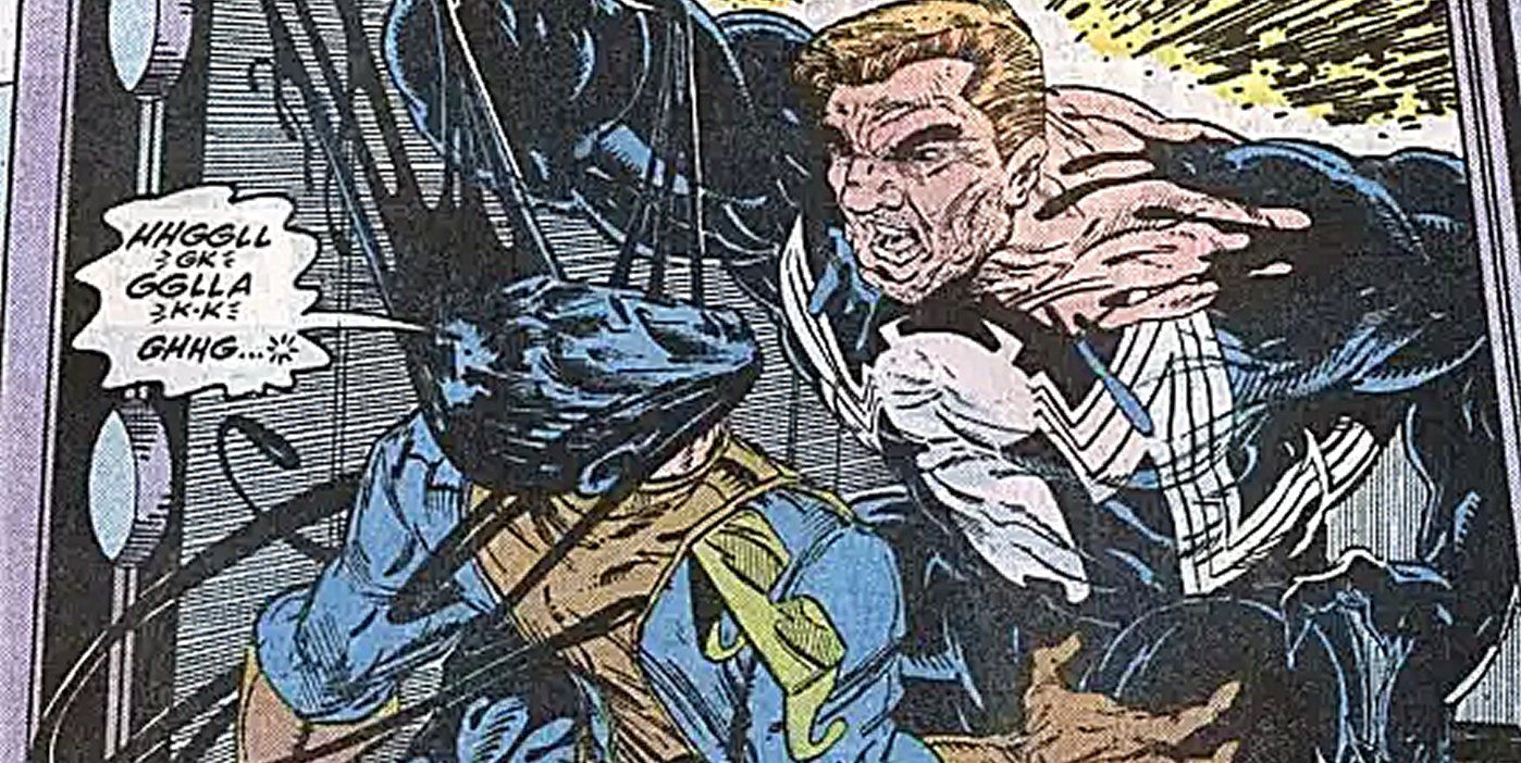 Venom Eddie Brock Kills innocent Guardsman Hugh Taylor Jury Vault Marvel Spider-Man
