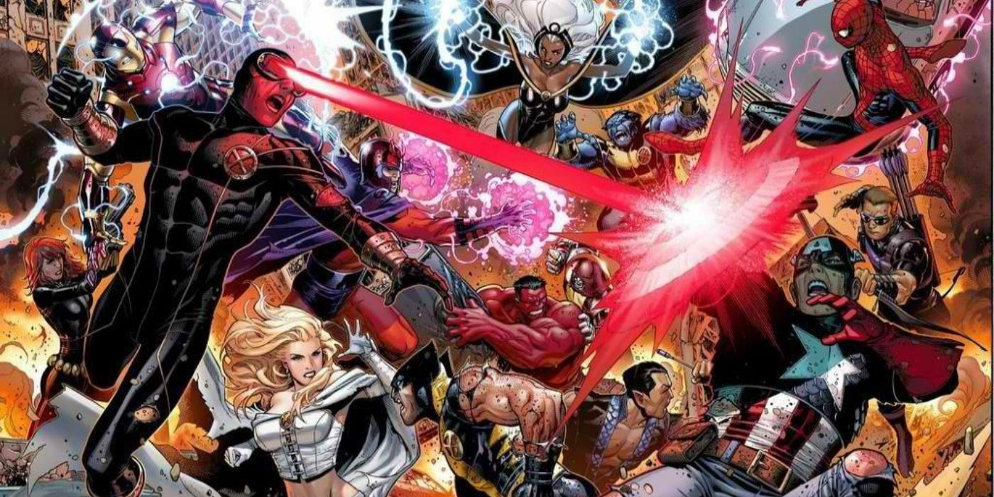 avengers vs x-men art