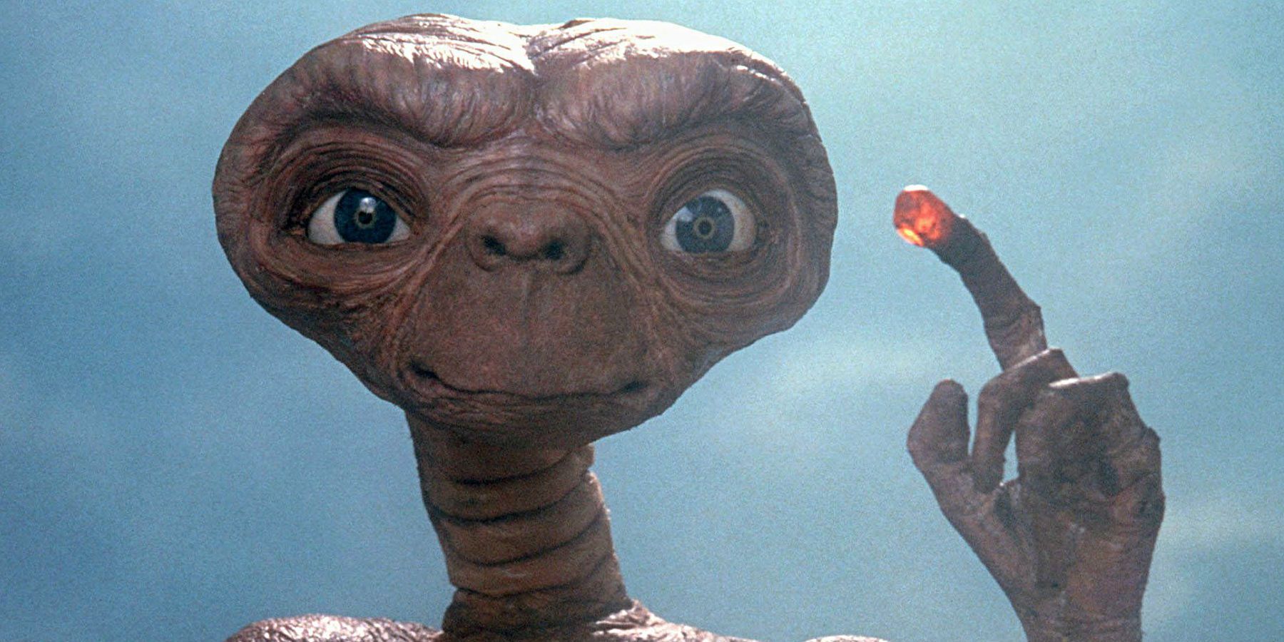E.T. lifting his finger