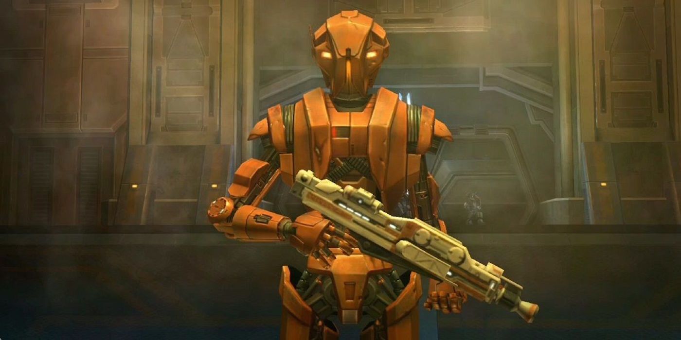 The assassin droid HK-47 from Star Wars KOTOR