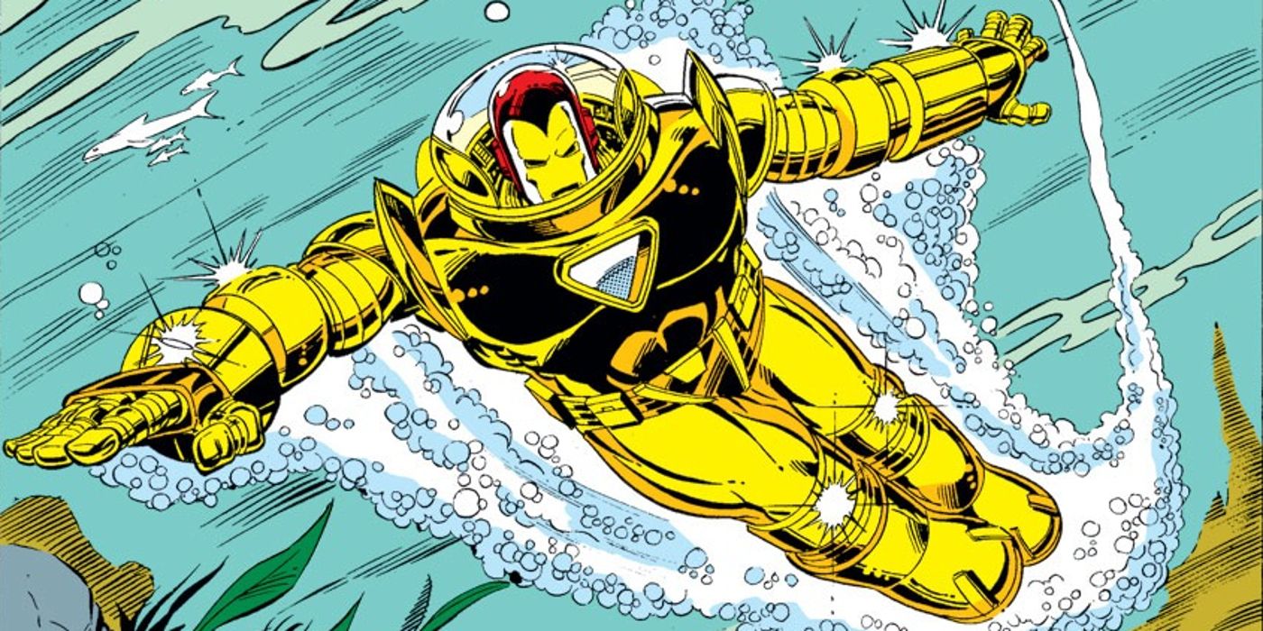 Iron Man's Hydro Armor, designed for deep sea exploration