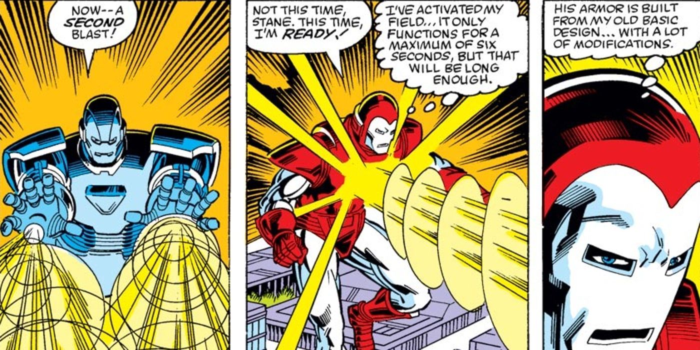 Iron Man's Silver Centurion suit