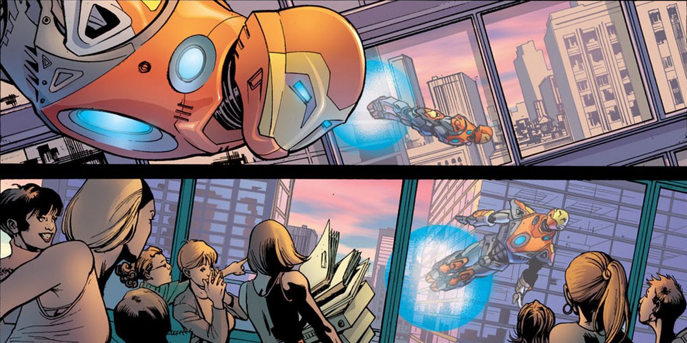 Tony Stark's Iron Tech Armor as it appears in The Ultimates