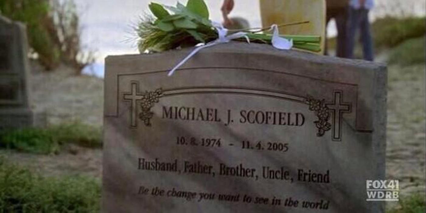Michael Scofield's Tombstone in Prison Break