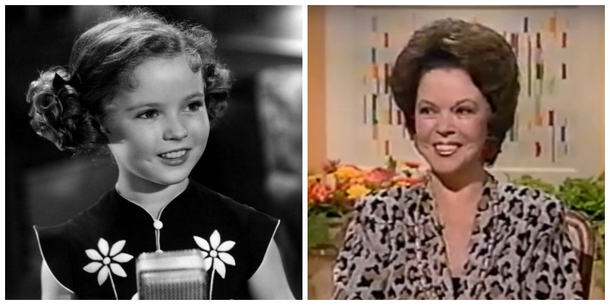 Shirley Temple - then and later