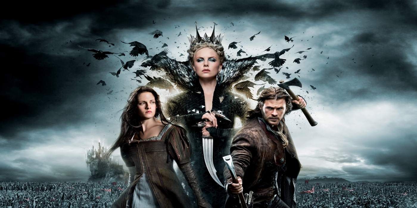 Snow White, Queen Ravenna, and The Huntsman