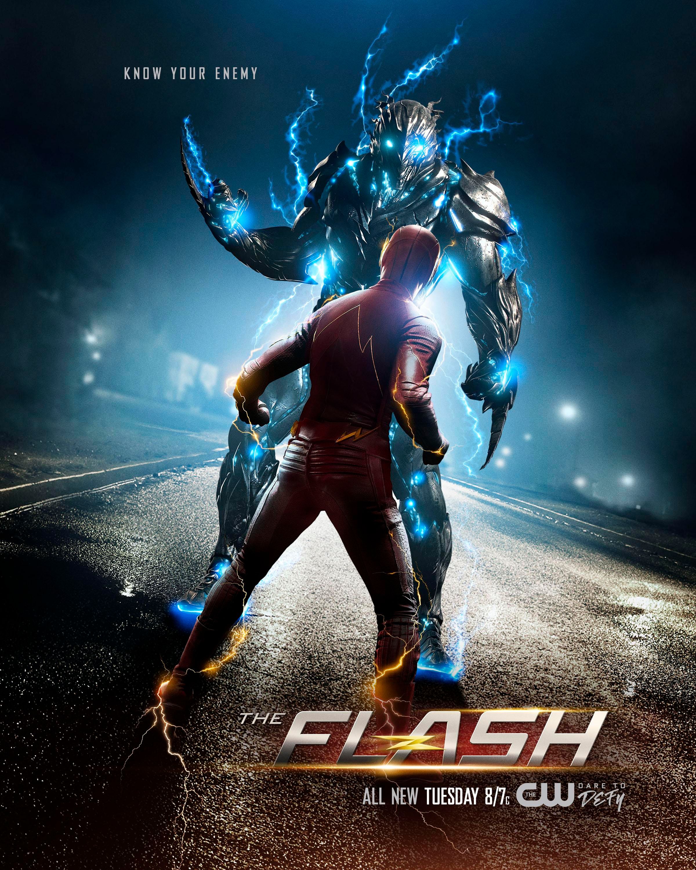 The Once And Future Flash poster, The Flash faces off against Savitar