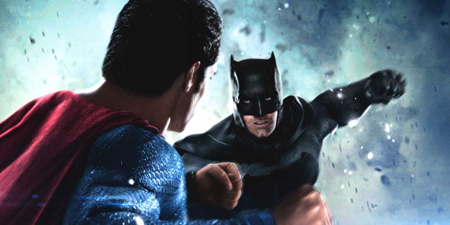 Batman V Superman Ben Affleck Bruce Wayne Fight Poster