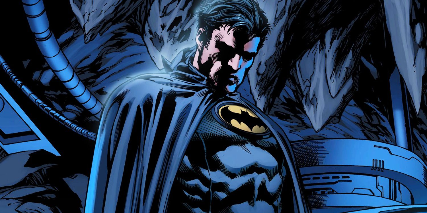 Bruce Wayne without his mask in the comics