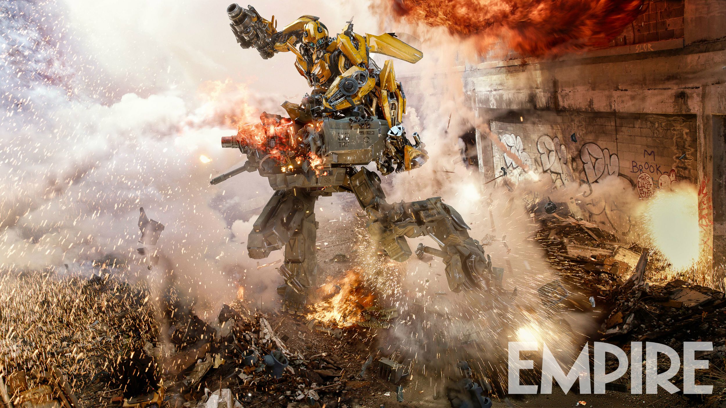 Bumblebee Lays the Smackdown in New Transformers 5 Image