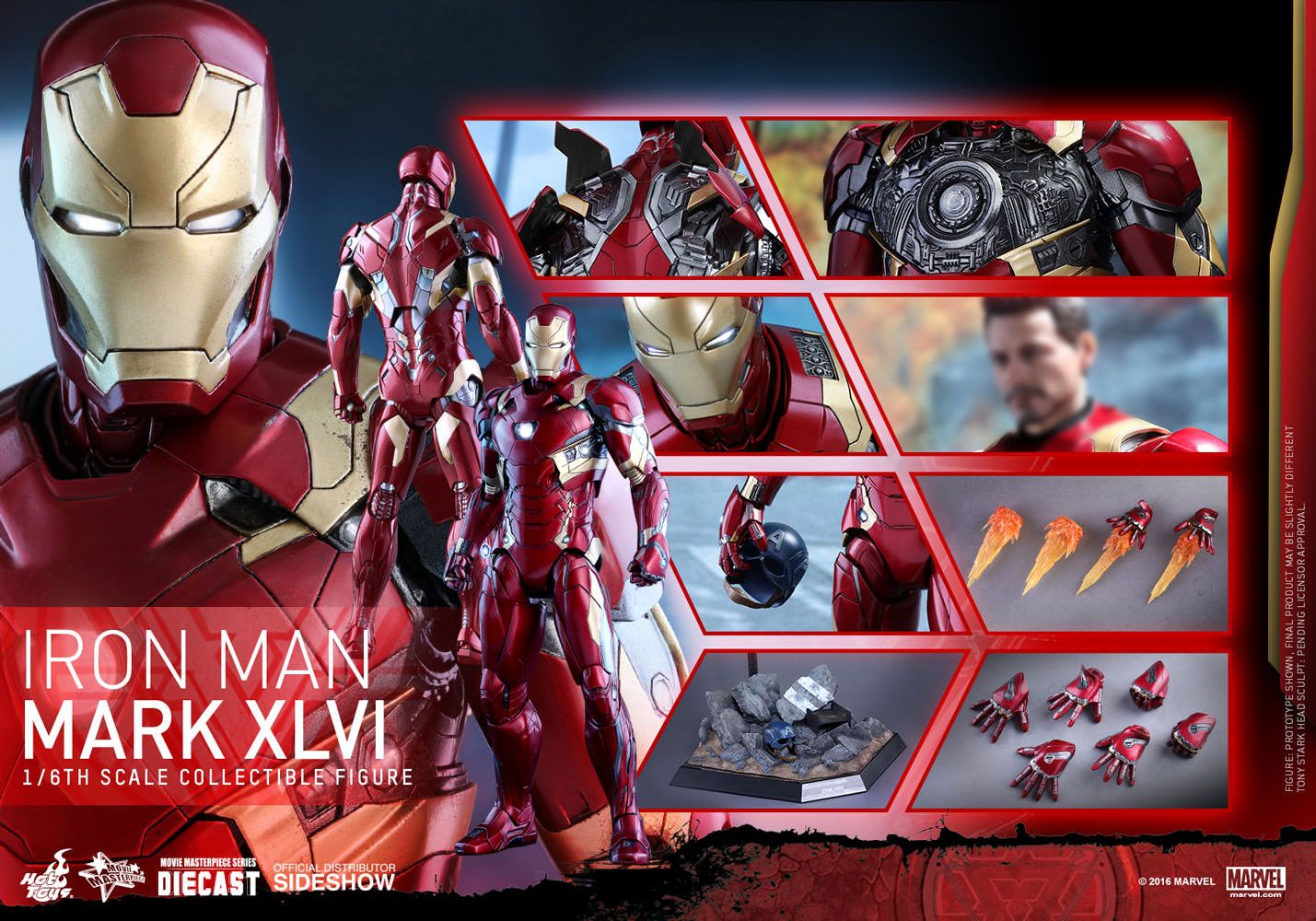 Exclusive Unboxing: Sixth Scale Iron Man Mark XLVI Figure by Hot Toys