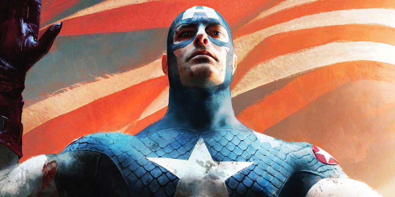 Captain America Comic Swearing Art