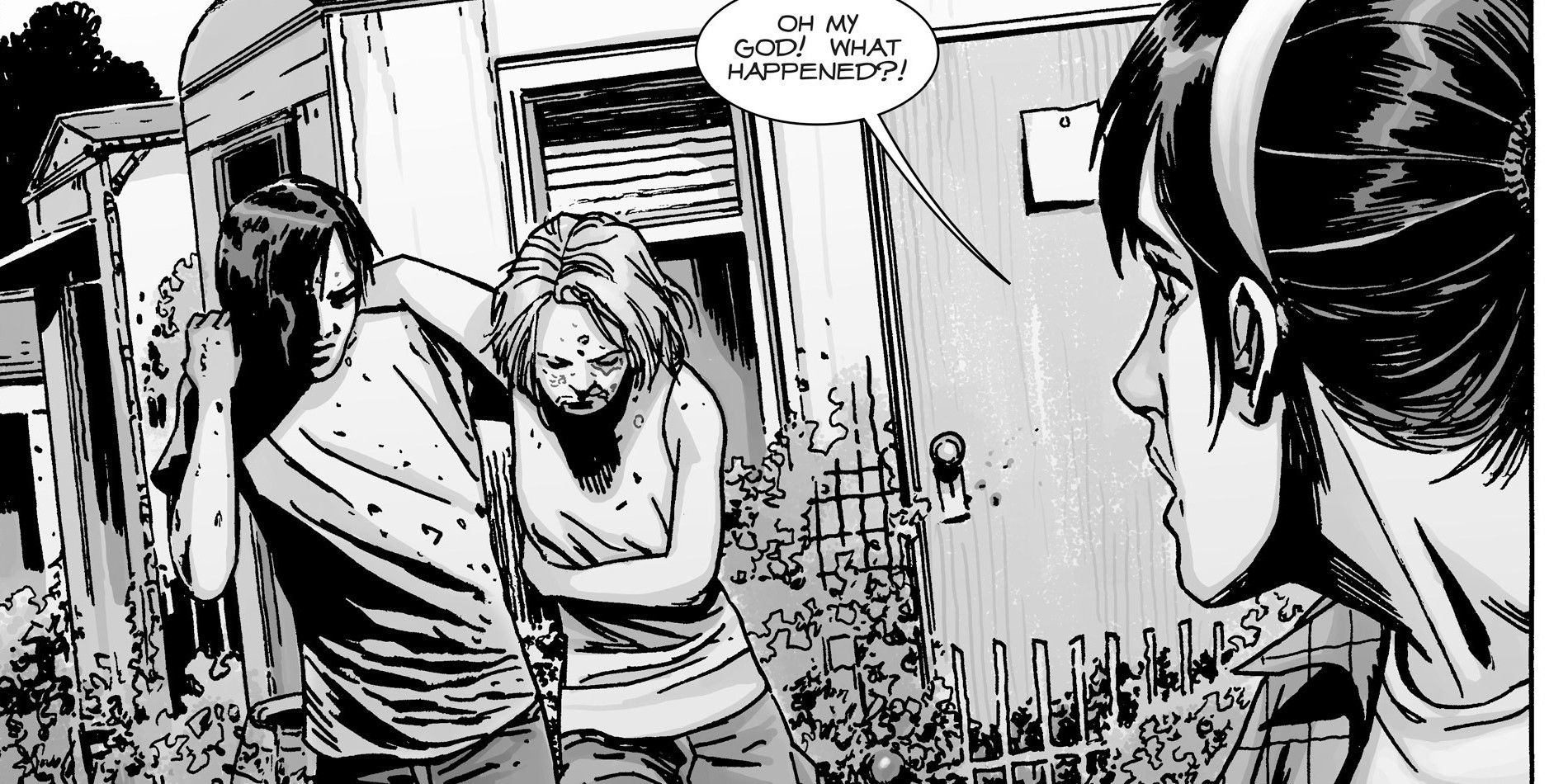 Carl Grimes and Sophia in The Walking Dead comic