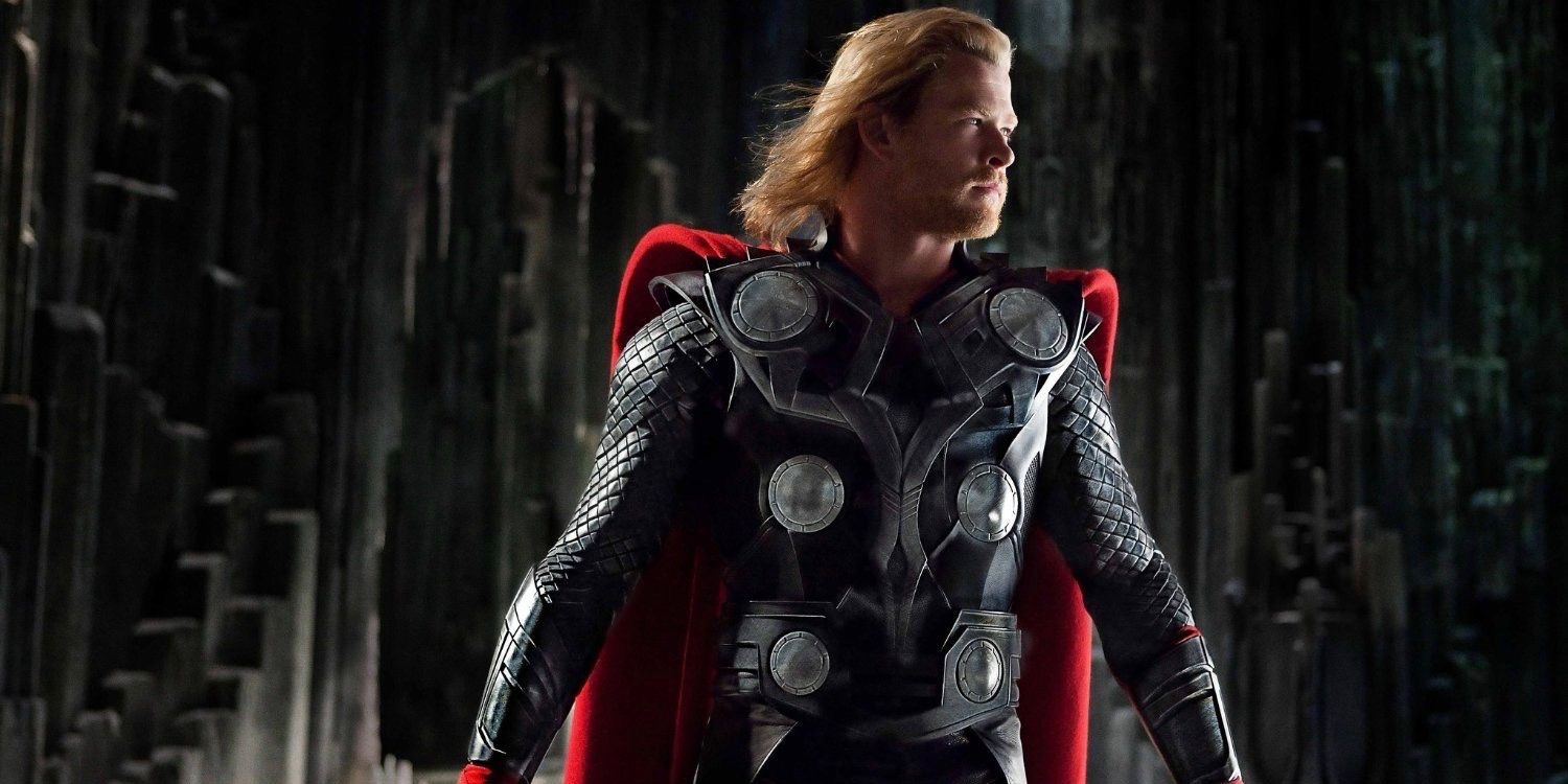 Thor poses in his full armor