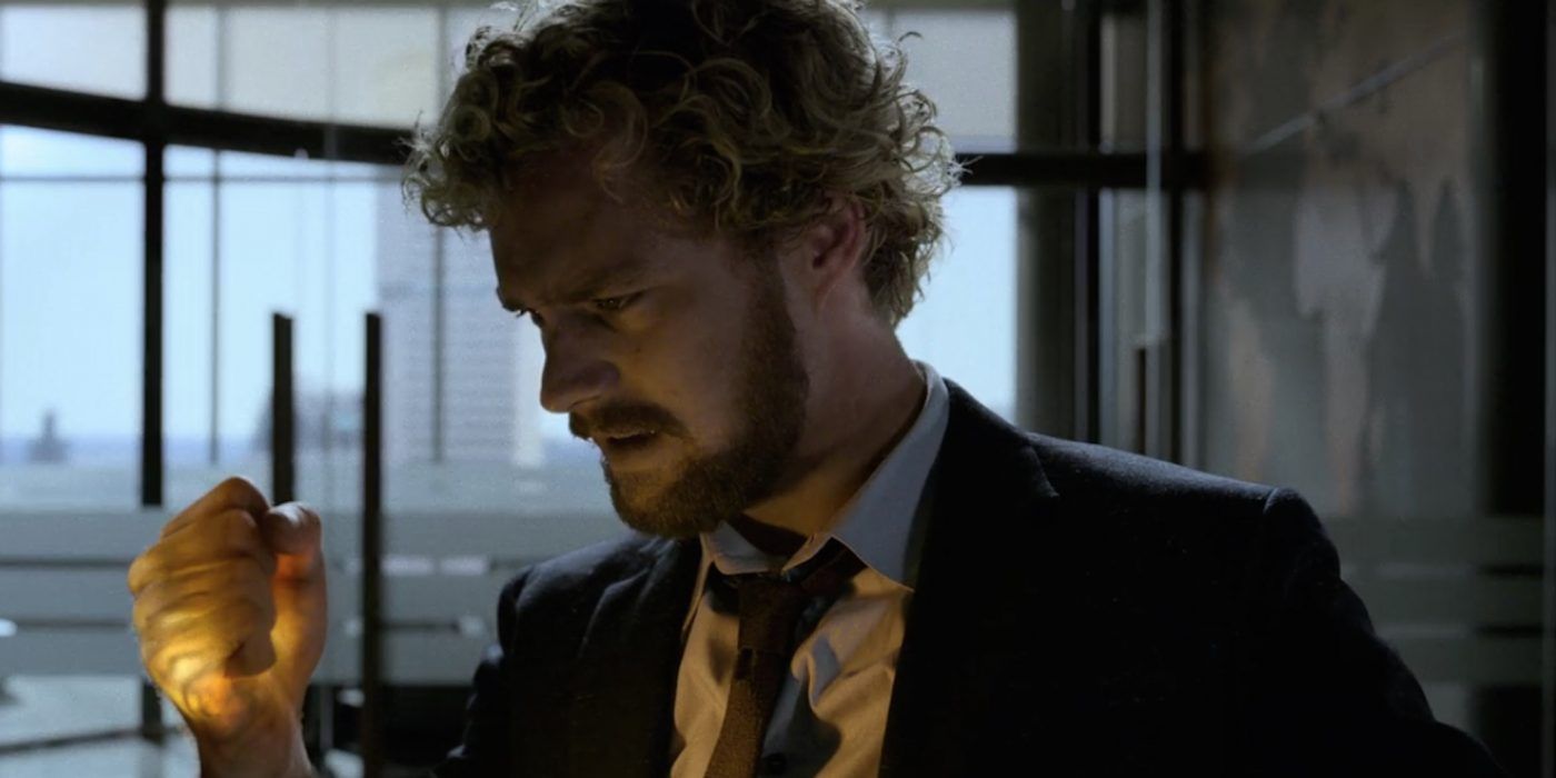 Danny in Iron Fist 1x07 Felling Tree With Roots